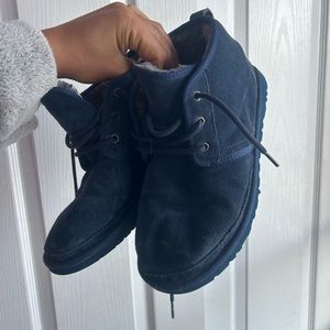 worn blue ugg sneaker boot UNISEX